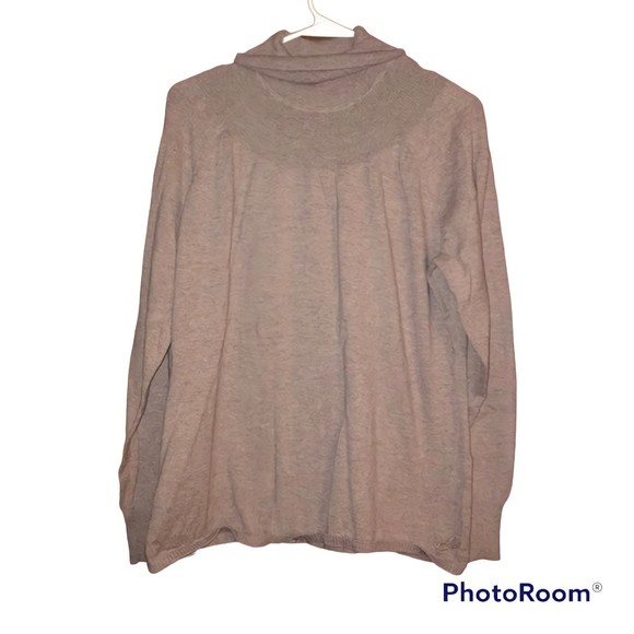 Woolrich Woman’s Beige Casual Basic Neutral Turtleneck Lightweight Sweater - Picture 1 of 6